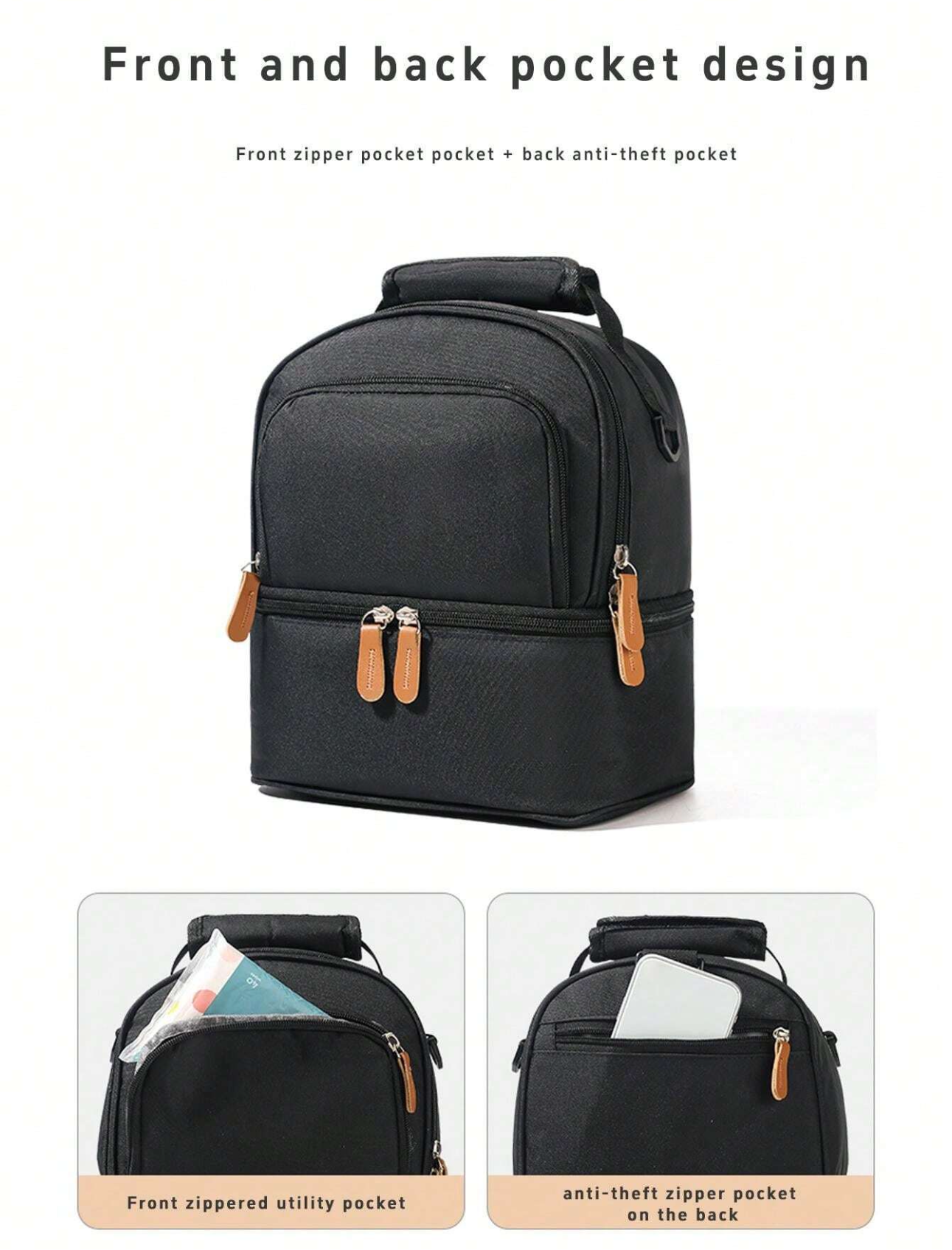 Electric breast pump bag