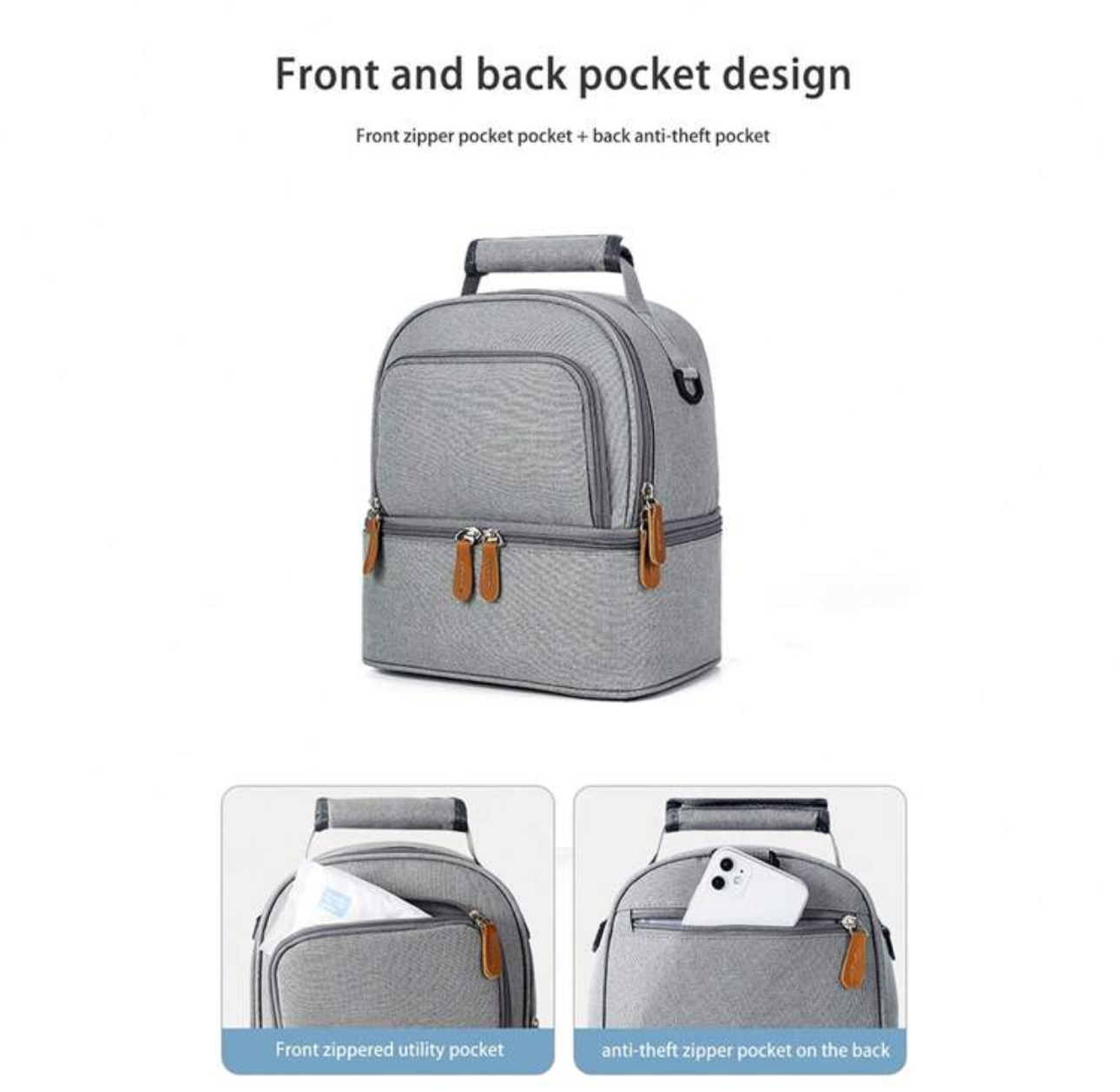 Electric breast pump bag