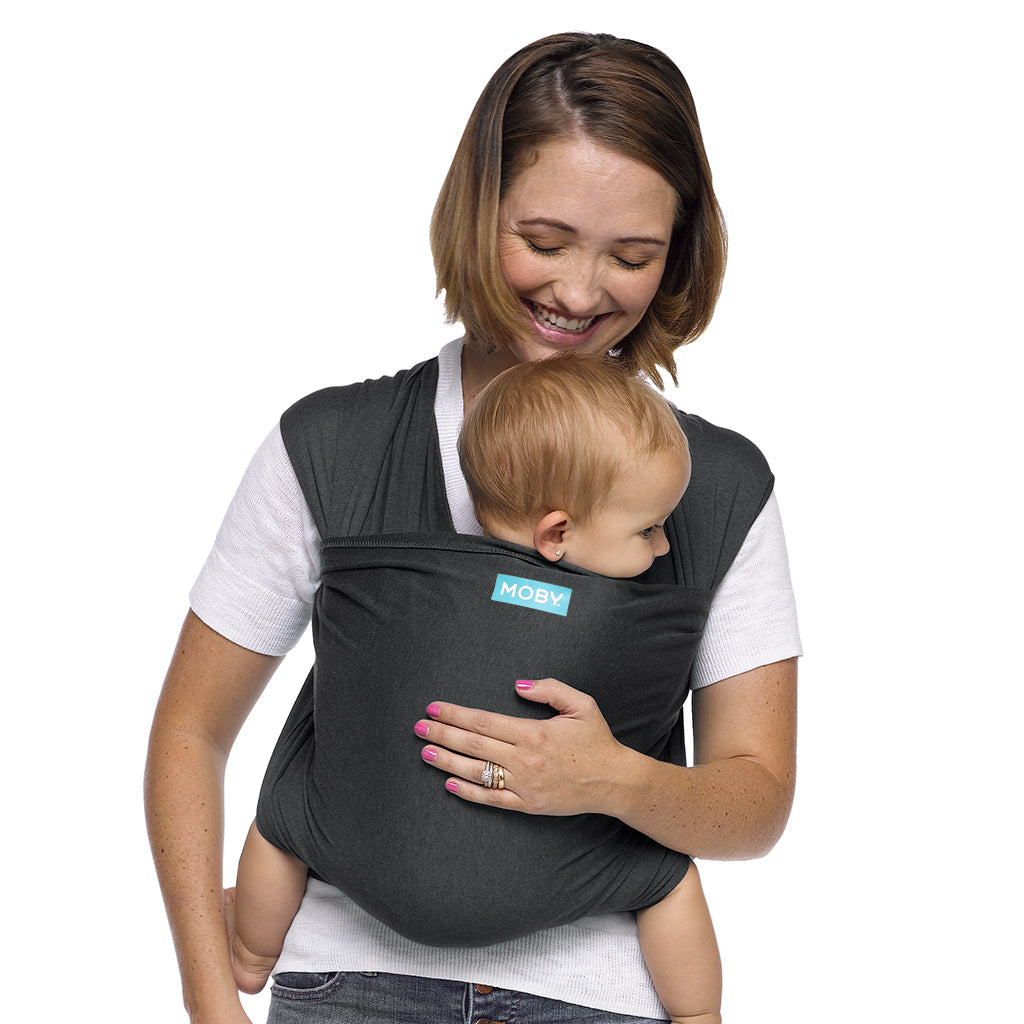 Baby Wrap Carrier 1 Day Old - Dark Grey