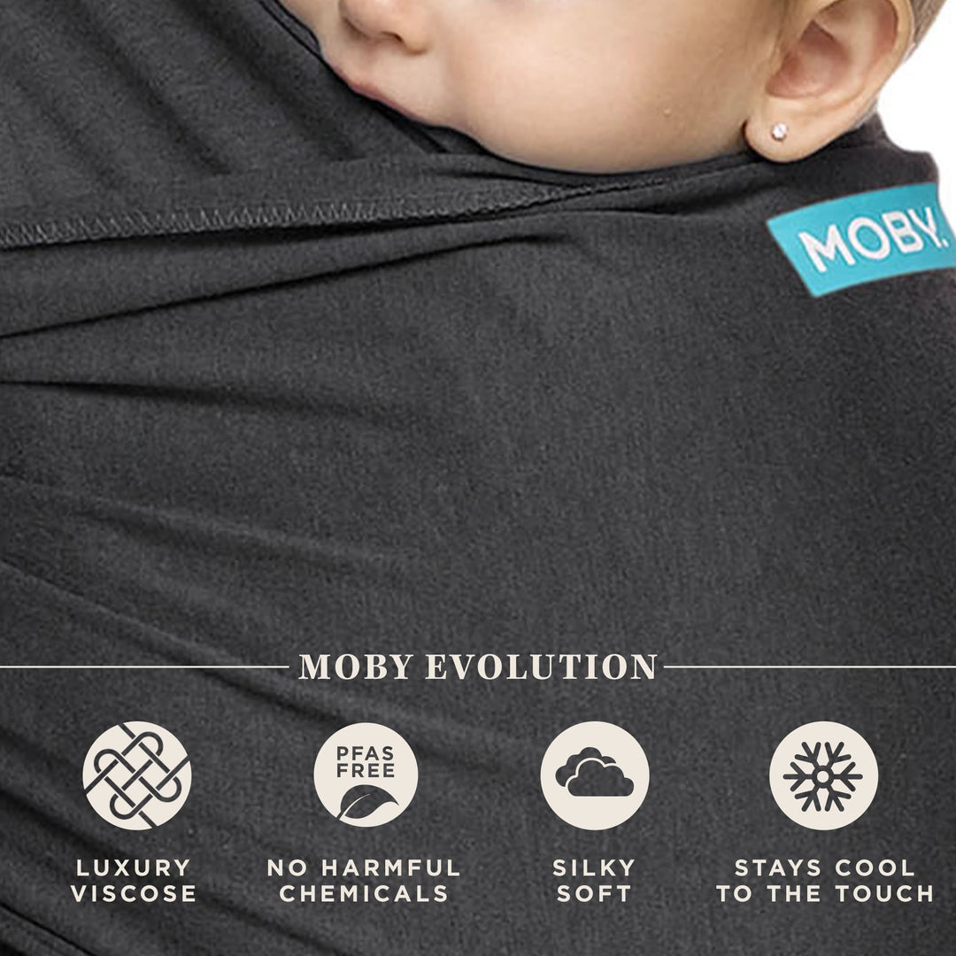 Baby Wrap Carrier 1 Day Old - Dark Grey