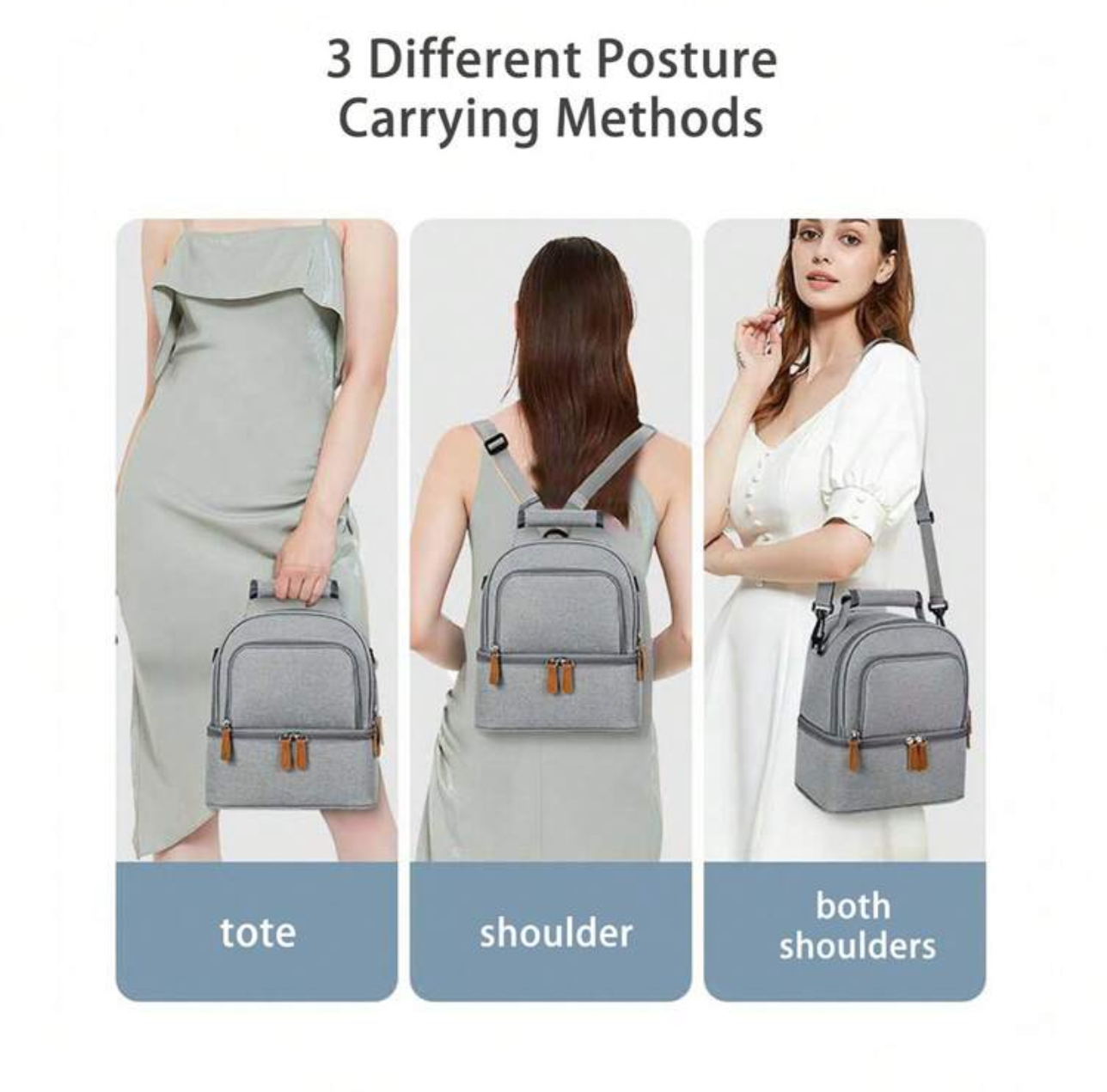 Electric breast pump bag