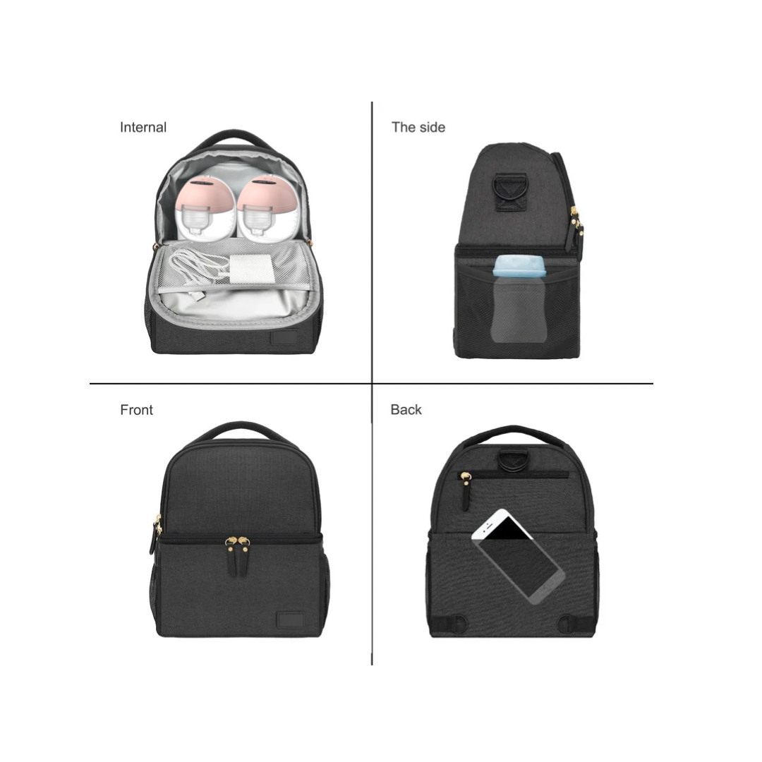 Electric breast pump bag