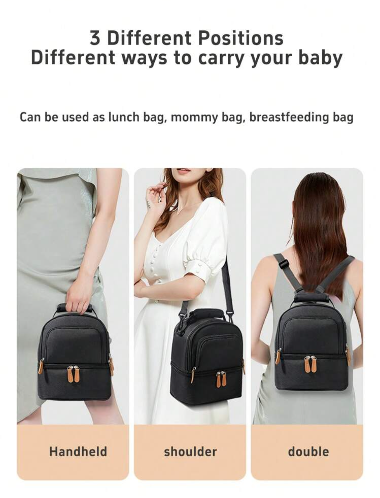 Electric breast pump bag