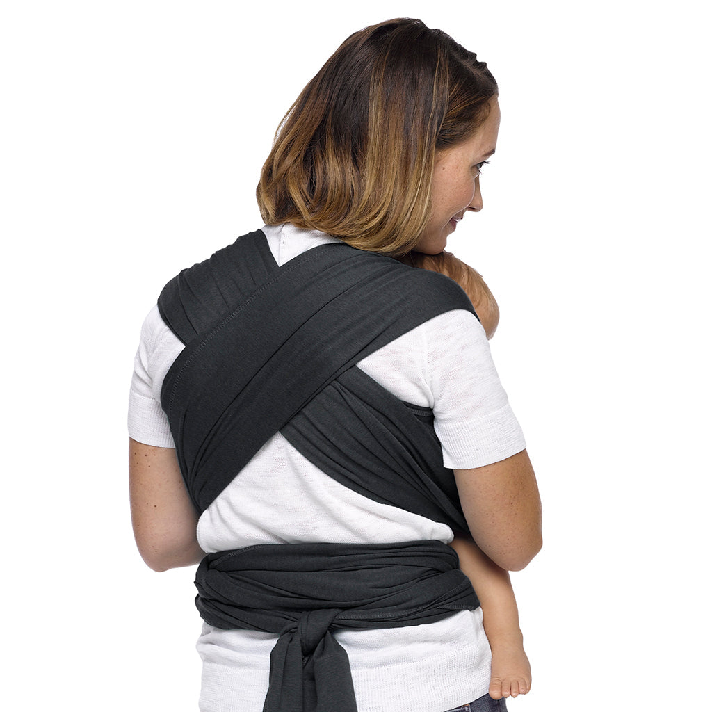 Baby Wrap Carrier from day one – Dark Gray