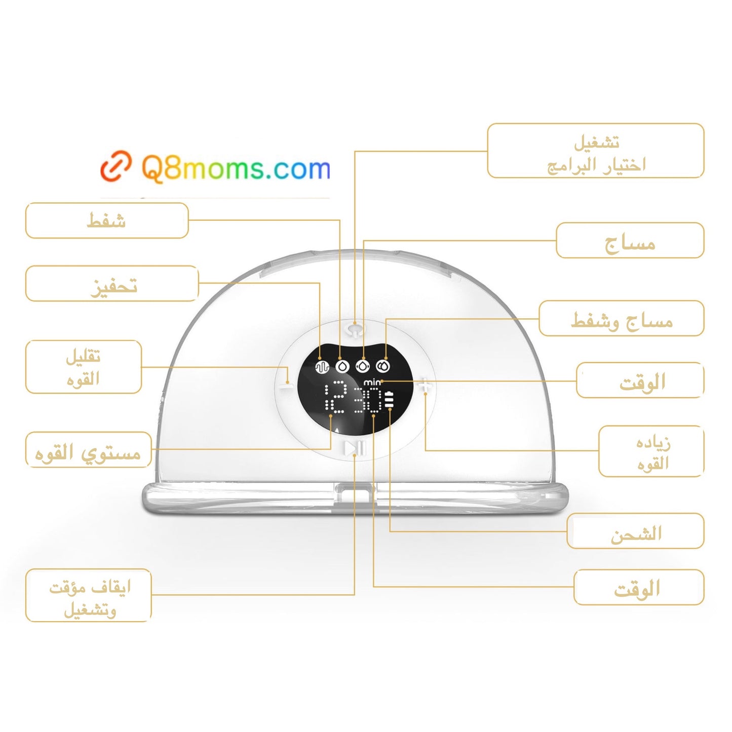 MomCare S39 شفاط الحليب اللاسلكي